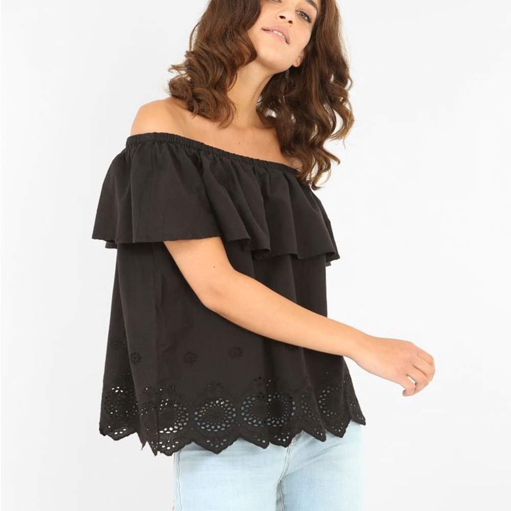Madewell off shoulder top